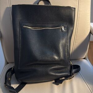 PLG Laptop Backpack | Pebbled Black